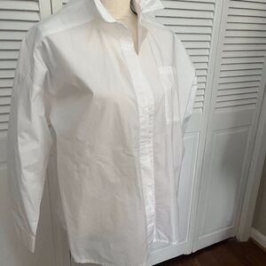 White cotton blouse